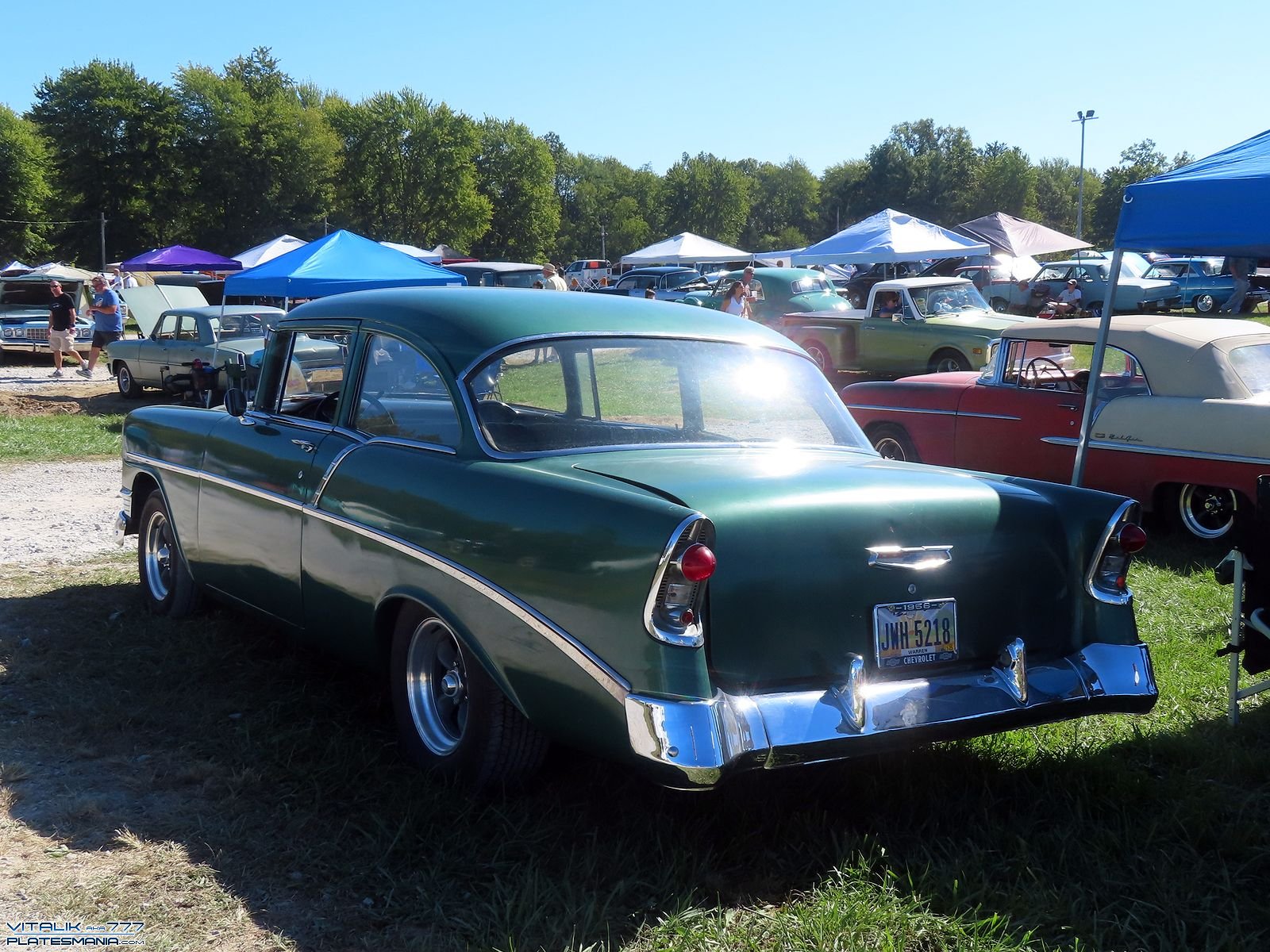 JWH 5218, Chevrolet 210 2nd gen 1956 2-door Sedan (2102-1011; A-body), 1st facelift, 1955–1956