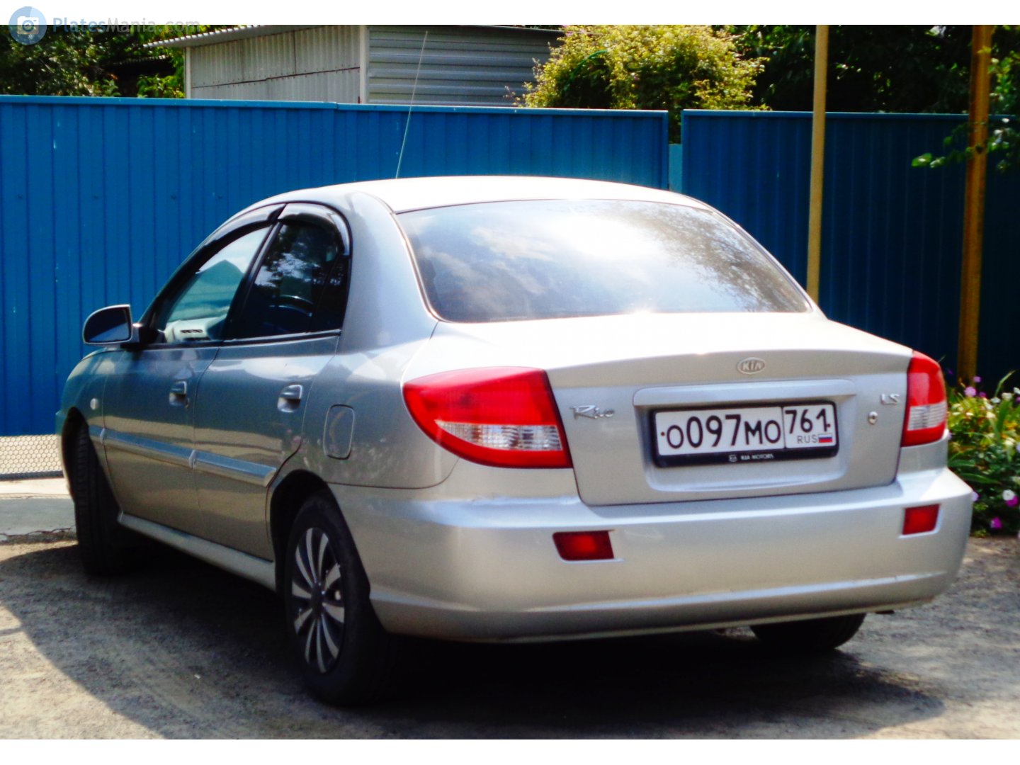 о 097 мо 761, Kia Rio 1st gen Sedan (DC), facelift, 2002–2005 (–2012 for IR- and –2016 for EC-market)
