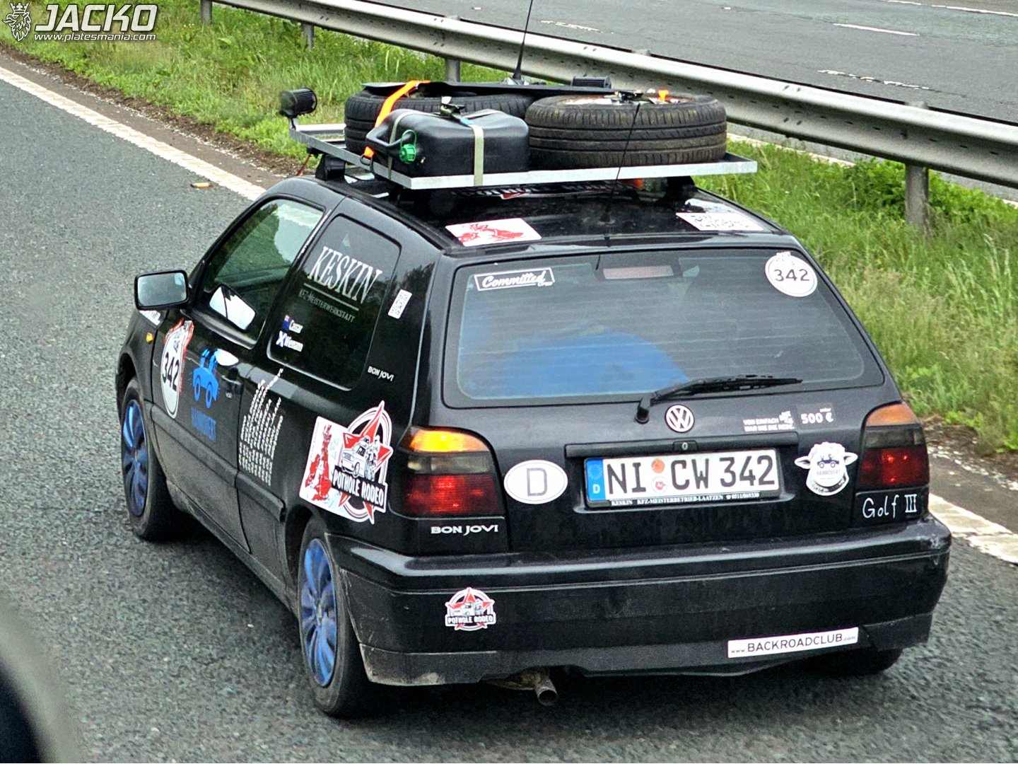 NI CW 342, Volkswagen Golf 3rd gen 3-door Hatch (1H1), 1991–1997