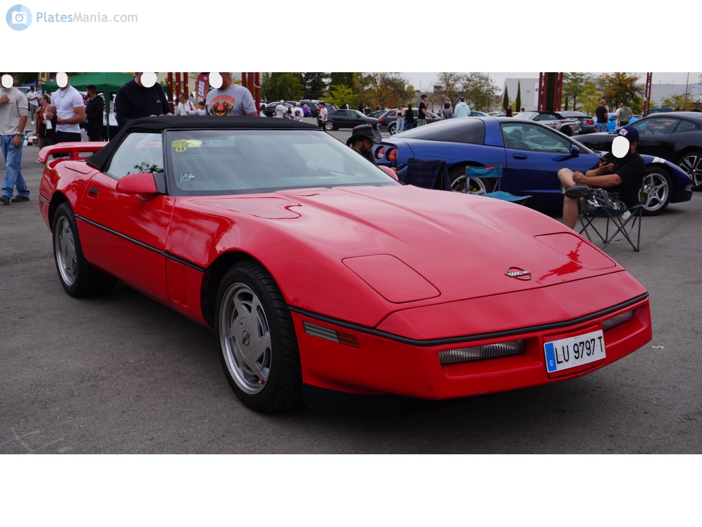 LU 9797 T, Chevrolet Corvette 4th gen Convertible (C4; 67), 1986–1990