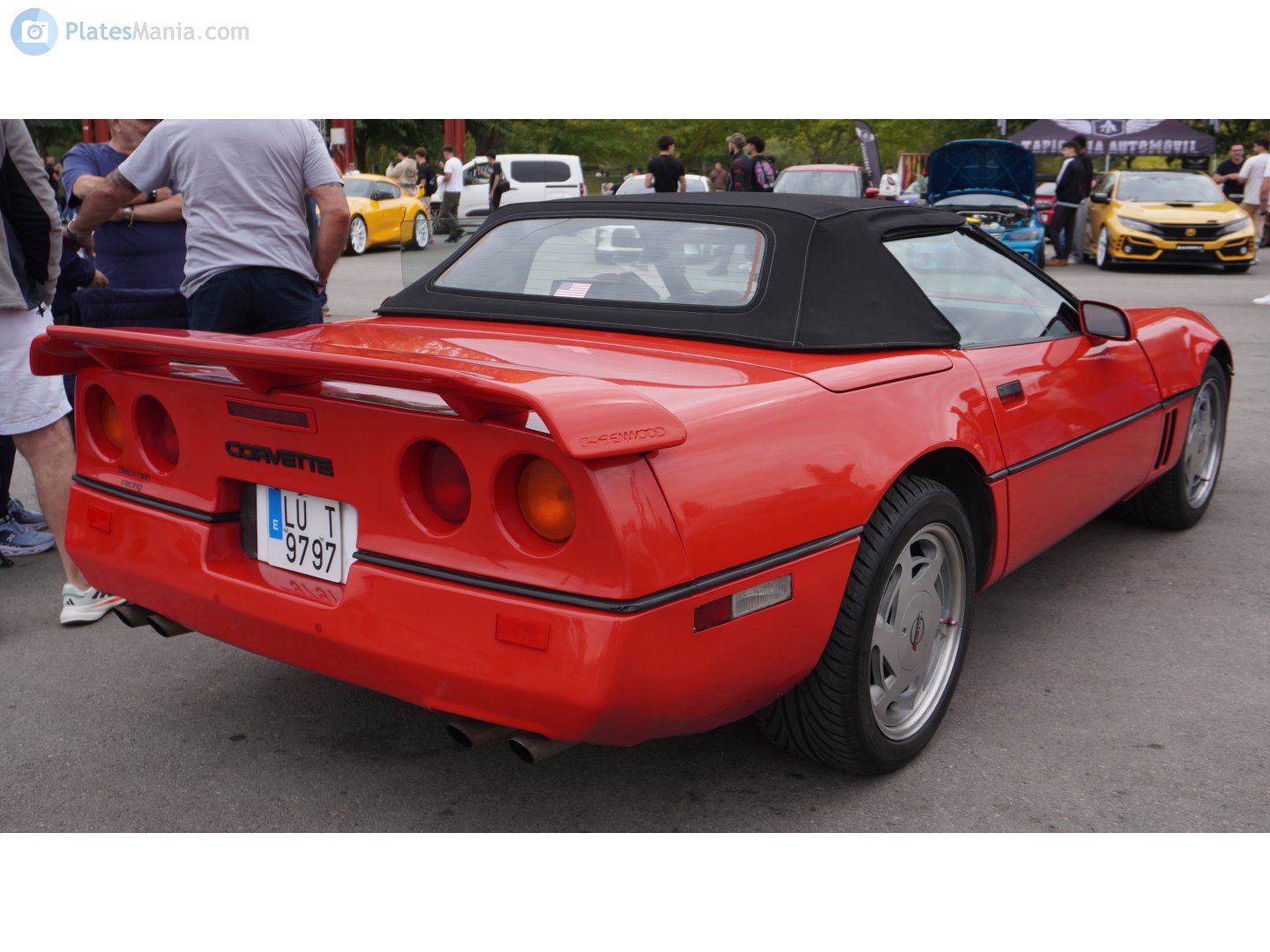 LU 9797 T, Chevrolet Corvette 4th gen Convertible (C4; 67), 1986–1990