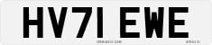 License plate of the United Kingdom, 2001 year system