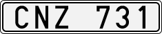 License plate of Sweden, Regular plates