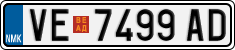 License plate of North Macedonia, Regular plates (2012)