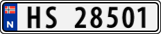 License plate of Norway, Cars