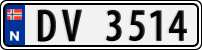 License plate of Norway, Trailers, motorcycles, special vehicles