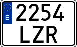 License plates of Spain, Ordinary (2000)