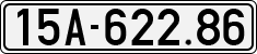 License plate of Vietnam, Cars