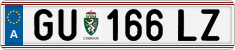 License plate of Austria, Regular plates