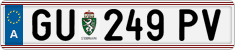License plate of Austria, Regular plates
