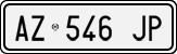 License plate of Italy, Cars (1994 year series)