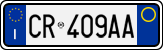 License plate of Italy, Cars (1994 year series)