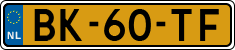 License plate of the Netherlands, Commercial Vehicles (1951-1994 system)