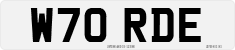 License plate of the United Kingdom, 1983 year system
