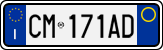 License plate of Italy, Cars (1994 year series)