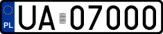 License plates of Poland, Military