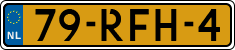 License plate of the Netherlands, Cars