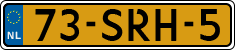 License plate of the Netherlands, Cars