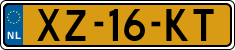 License plate of the Netherlands, Cars