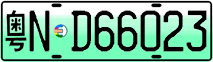 License plate of China, Electric vehicles