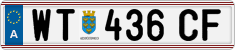 License plate of Austria, Regular plates