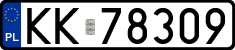License plates of Poland, Regular car plates