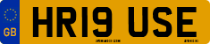 License plate of the United Kingdom, 2001 year system