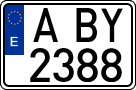 License plates of Spain, 1971 year series