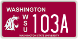 Washington, Specialty plates (X12X)