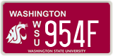 Washington, Specialty plates (X12X)