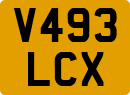 License plate of the United Kingdom, 1983 year system