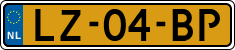 License plate of the Netherlands, Cars