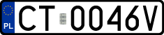 License plates of Poland, Regular car plates