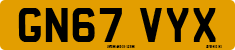 License plate of the United Kingdom, 2001 year system
