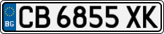 License plate of Bulgaria, Cars