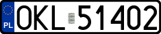 License plates of Poland, Regular car plates