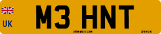 License plate of the United Kingdom, 1983 year system