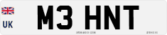 License plate of the United Kingdom, 1983 year system