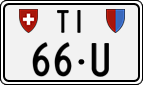 License plate of Switzerland, Dealer (with 