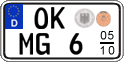 German license plate, Seasonal plates