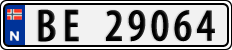 License plate of Norway, Cars
