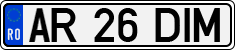 License plate of Romania, Regular plates