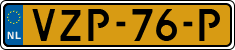 License plate of the Netherlands, Light Commercial Vehicles (1994 system)