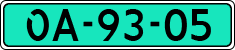 License plate of the Netherlands, Dealer (Trailers)