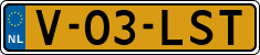 License plate of the Netherlands, Light Commercial Vehicles (1994 system)