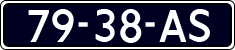 License plate of the Netherlands, Cars