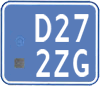 License plate of the Netherlands, Mopeds