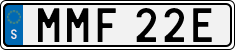 License plate of Sweden, Regular plates