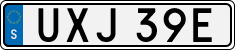 License plate of Sweden, Regular plates