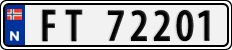 License plate of Norway, Cars